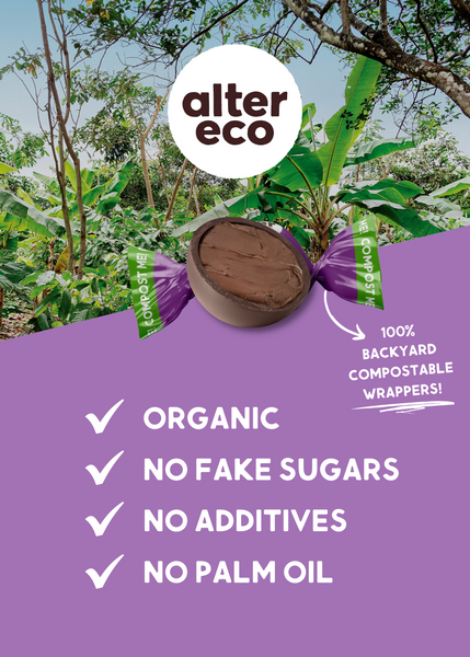 Alter Eco - Classic Dark Organic Chocolate Truffles, 60ct 