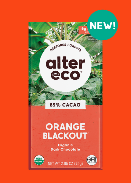 85% Cacao | Orange Blackout Chocolate Bar | Alter Eco – Alter Eco Foods