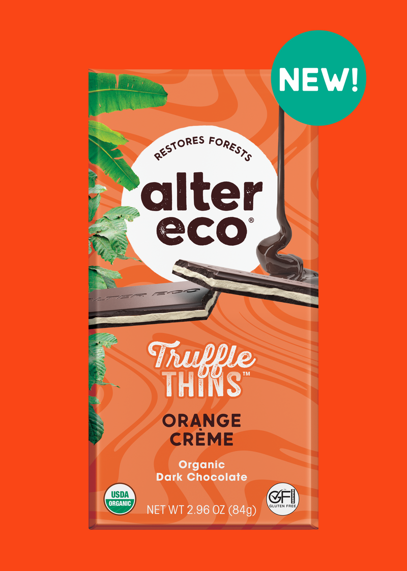 NEW! Alter Eco Orange Crème Truffle Thins